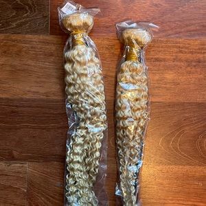 613 blonde hair extensions 2bundles